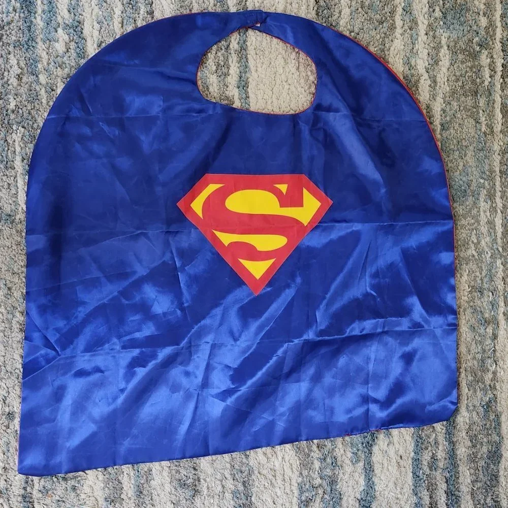 Superman Cape One Size Fits All, EUC